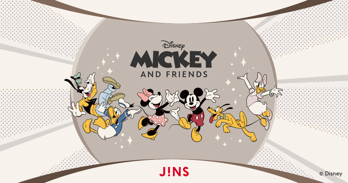 JINS / Disneyモデル」2024年新作アイウエア　3月7日（木）より続々登場！ イメージ画像