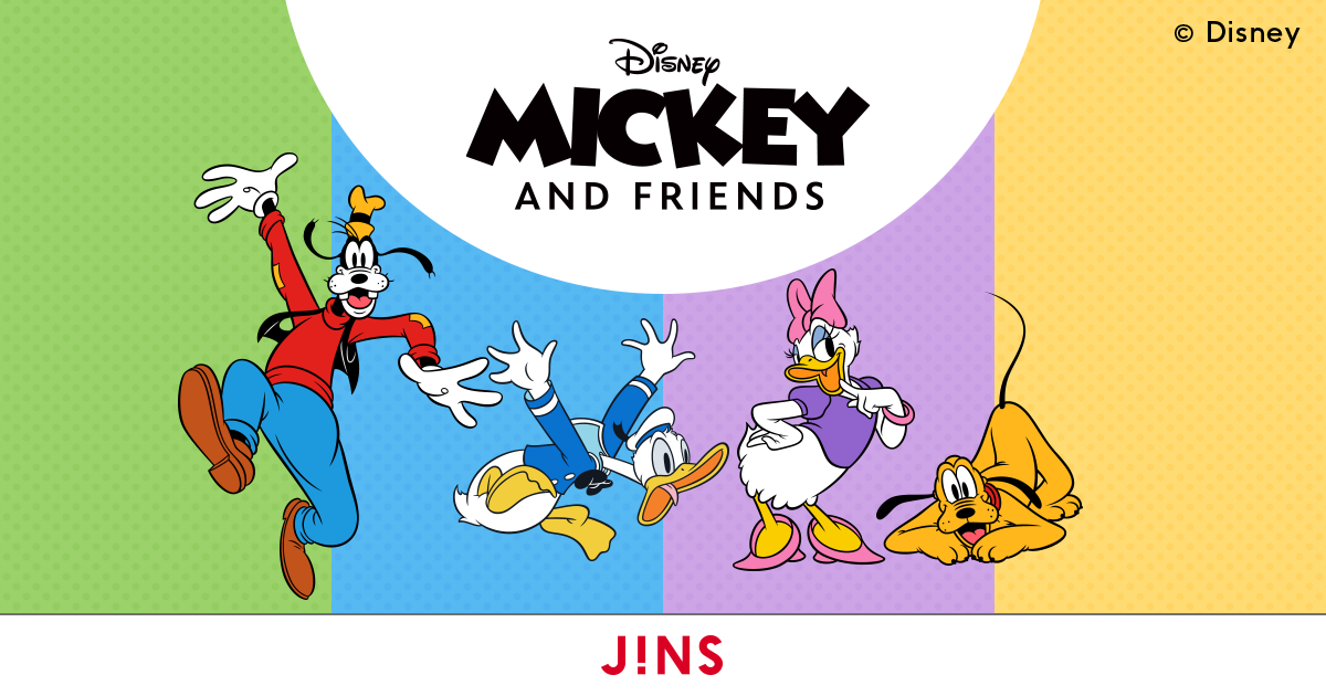 JINS/Disneyモデルに新しいデザインが登場！ イメージ画像