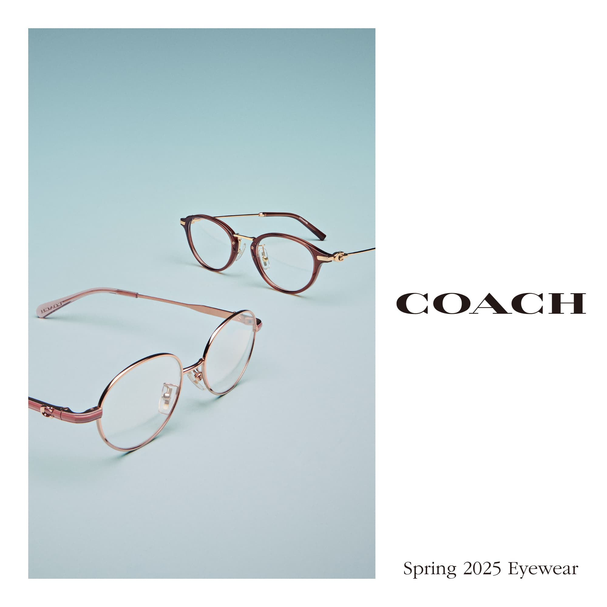 愛眼先行発売COACHアイウェア イメージ画像