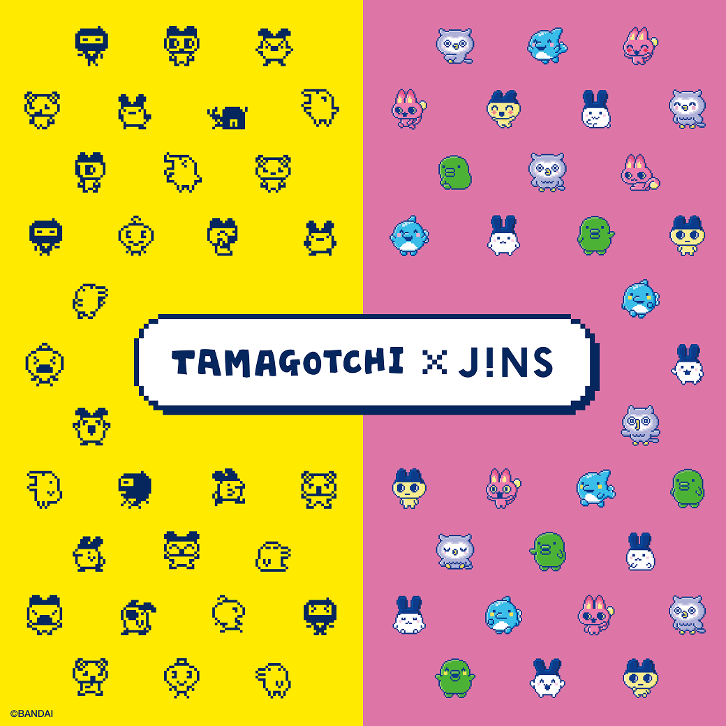 メガネに発見!「JINS×たまごっち」発売! イメージ画像