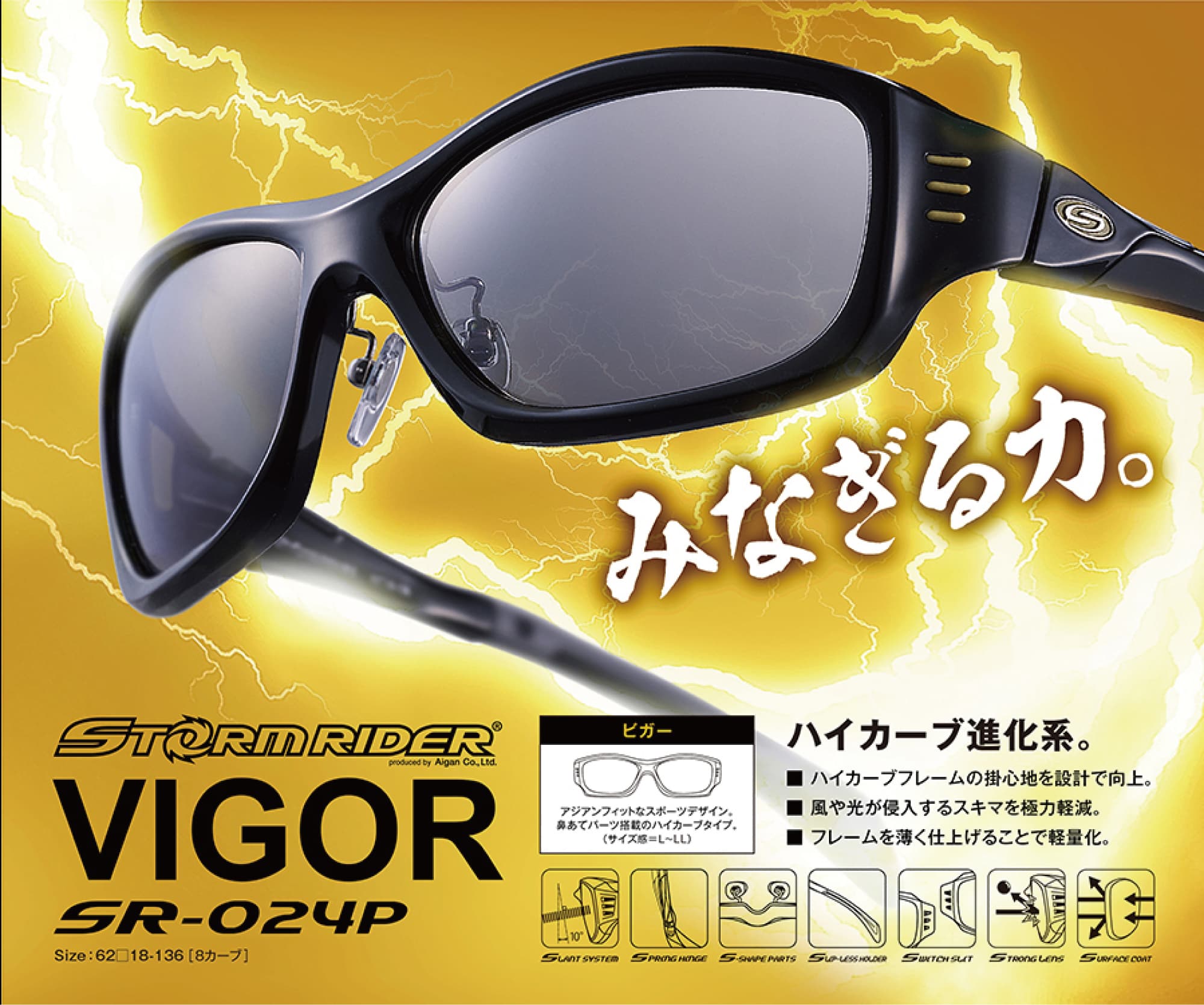 愛眼の「STORM RIDER（ストームライダー）」に新型登場！ イメージ画像