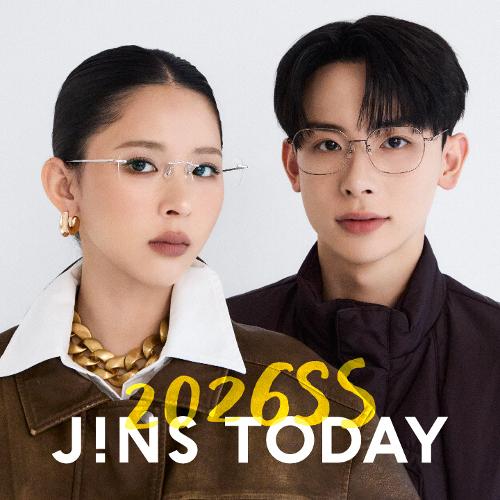 旬を着こなすメガネ「JINS TODAY」26年春の新作発売！ イメージ画像