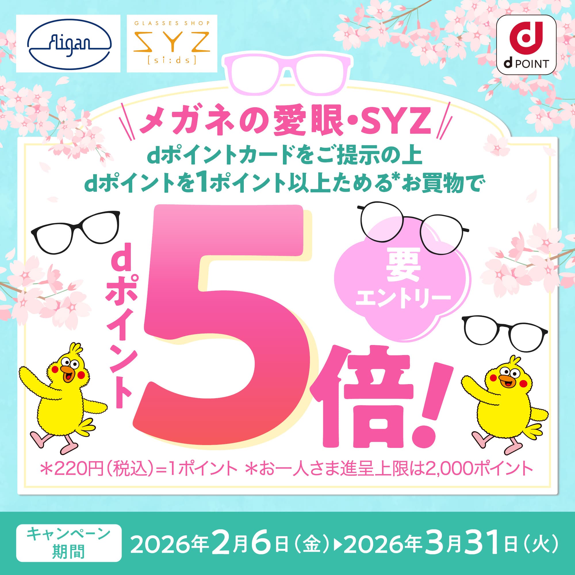 ｄポイント５倍キャンペーン イメージ画像